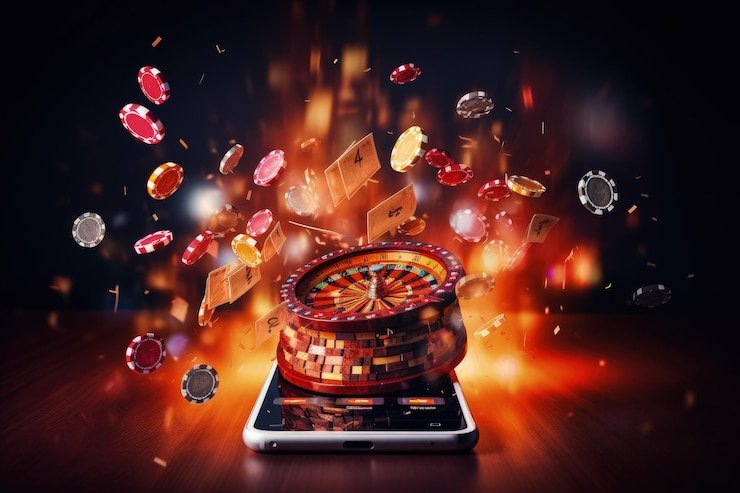 Aplikasi mobile agent betting menampilkan permainan slot dan live casino